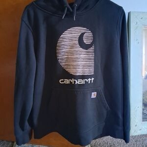 Carhartt Men's Black Hoodie Sweater